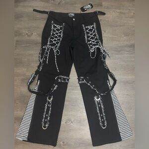 NWT Tripp NYC Bo Peep Dark Street Pant White